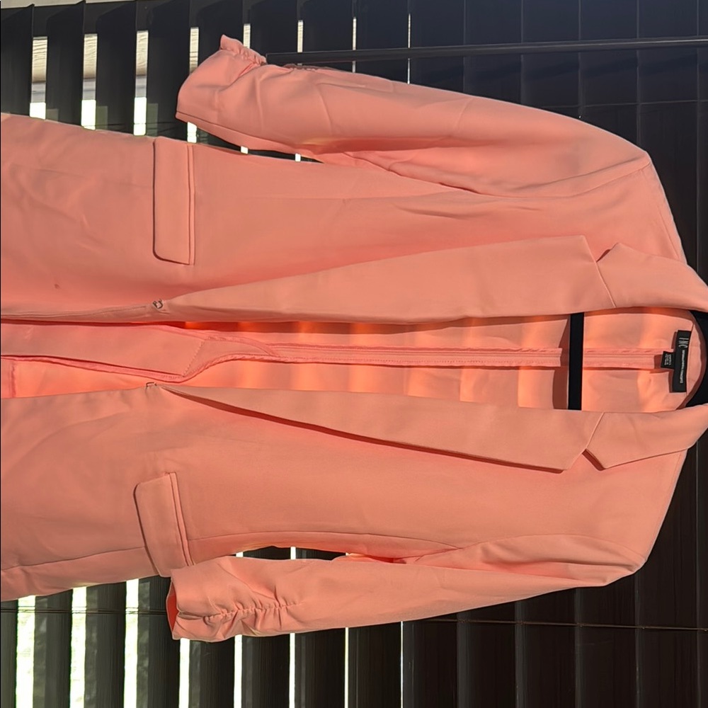 INC International Concepts Pink Blazer Lightweight Suit Jacket